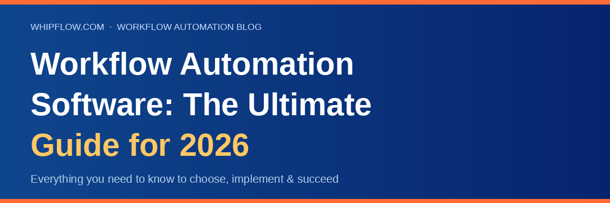 Workflow automation software guide header visual