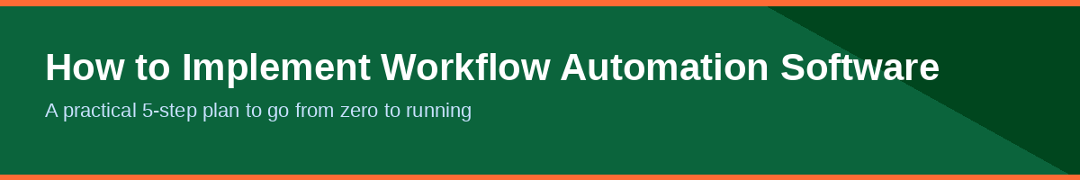 Business process automation list visual